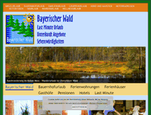 Tablet Screenshot of interaktiv.bayerischer-wald-ferien.de