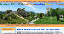 Desktop Screenshot of bayerischer-wald-ferien.de